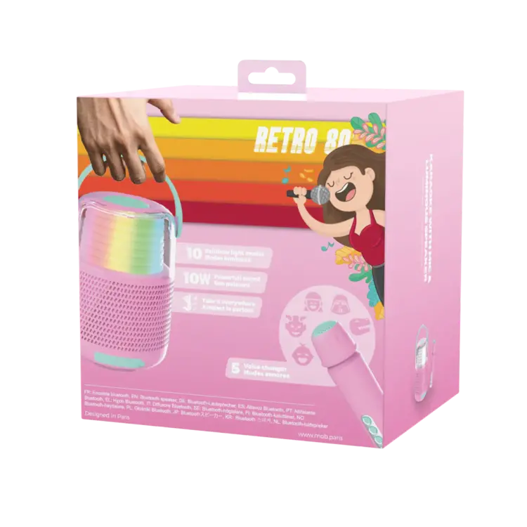 MOB Karaoke Speaker - Pink