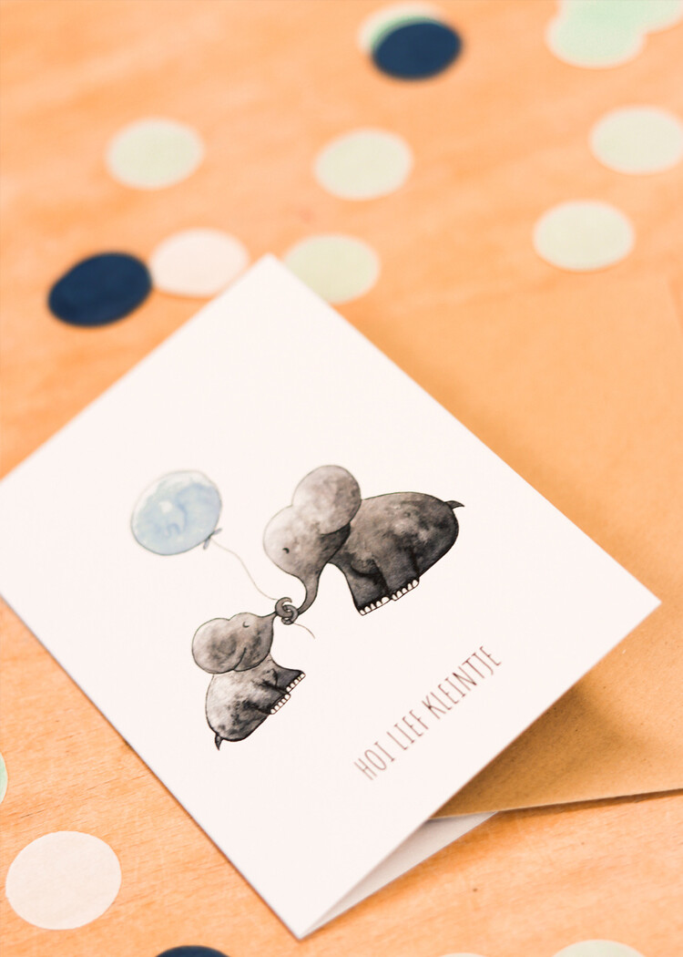 Juulz Kaart - Hoi lief kleintje (jongen)