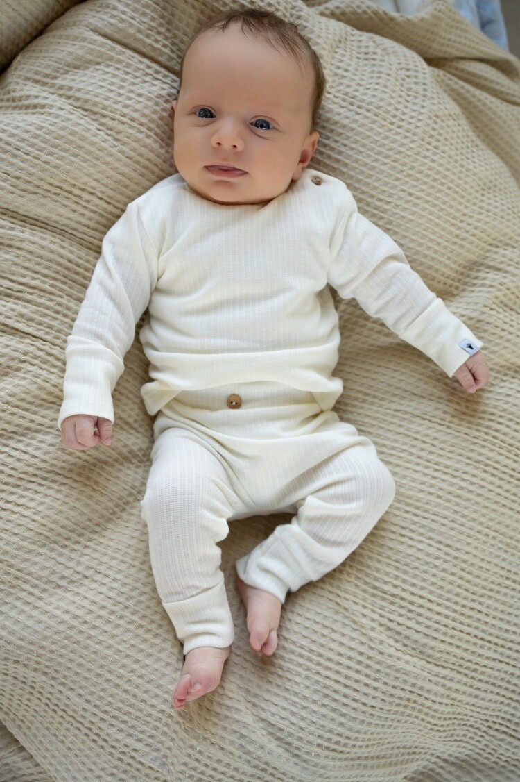 Klein baby Shirt rib - Natural white
