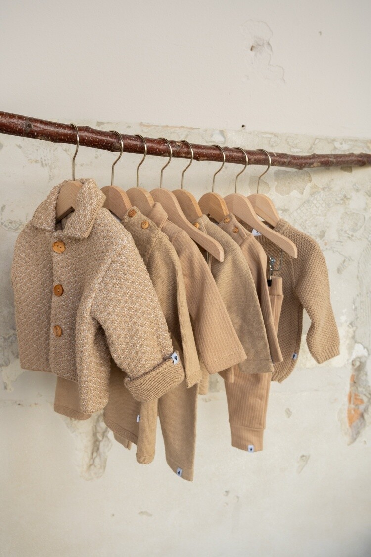 Klein baby Polobody rib - Filipe beige