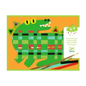 Djeco Creatief met papier - Voor, achter, voor