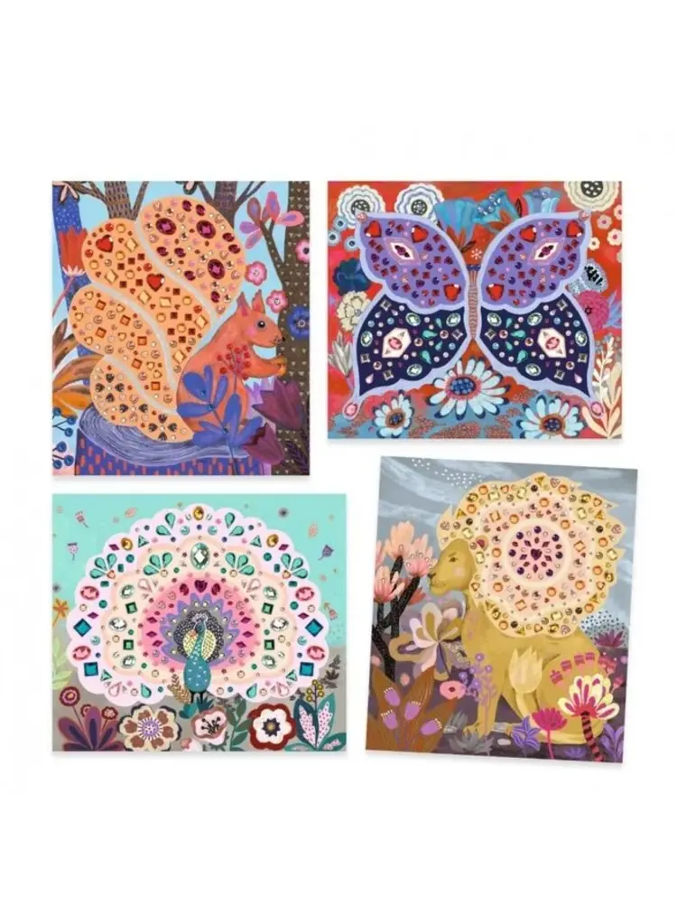 Djeco Artistic strass - Wild beauty