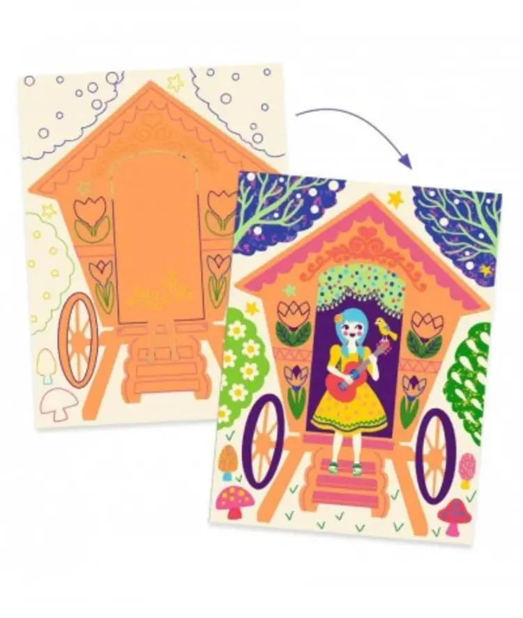 Djeco Krasfolie - Duocolor