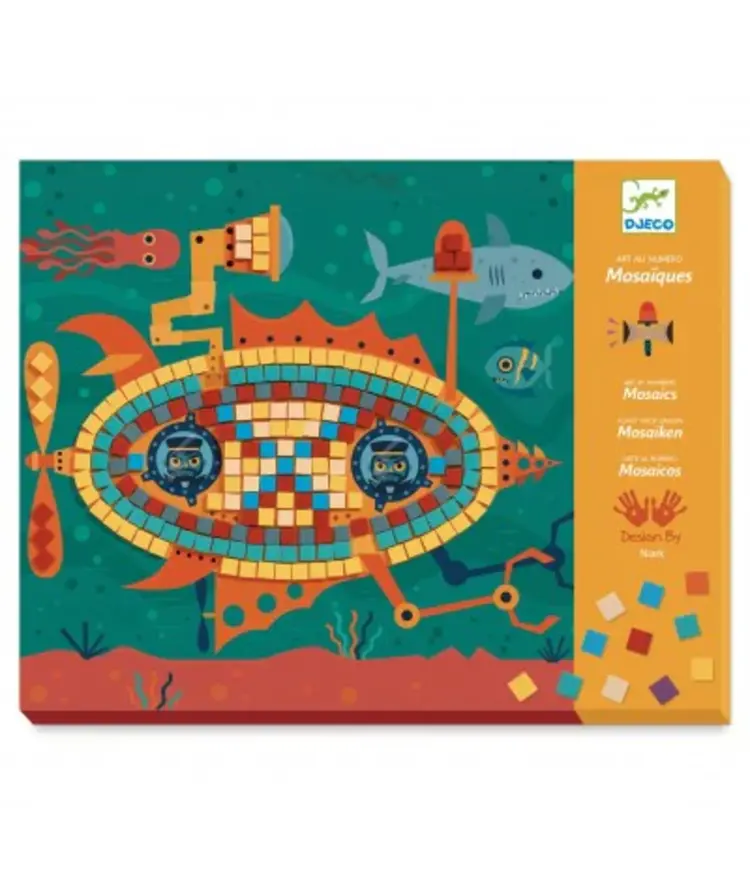 Djeco Mozaiek - Kunst op nummer topracers