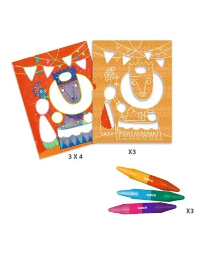 Djeco Color stop - Magische sjablonen