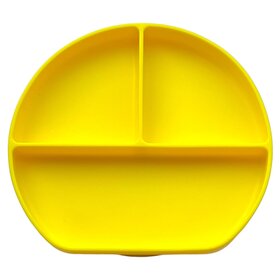 Tress happy tableware The plate - Smile yellow