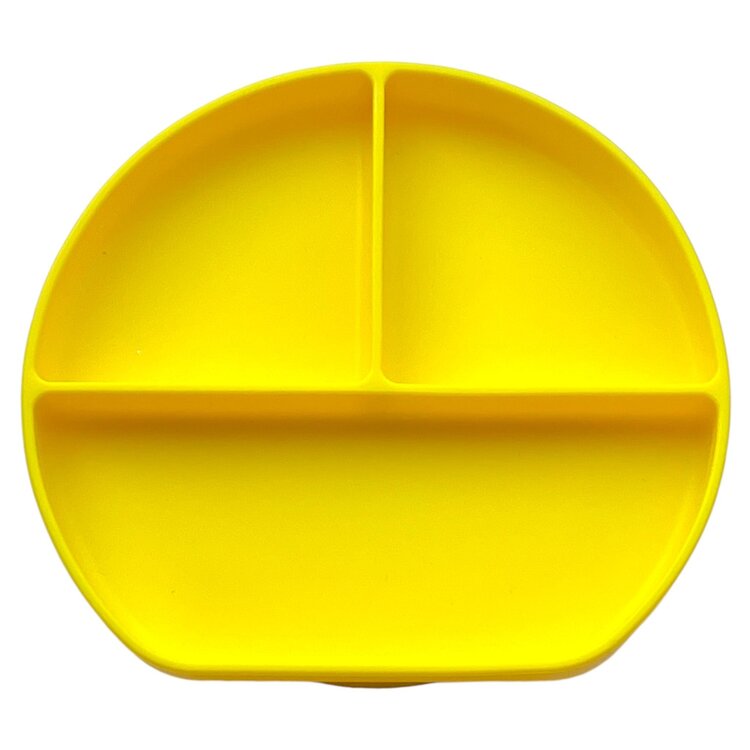 Tress happy tableware The plate - Smile yellow