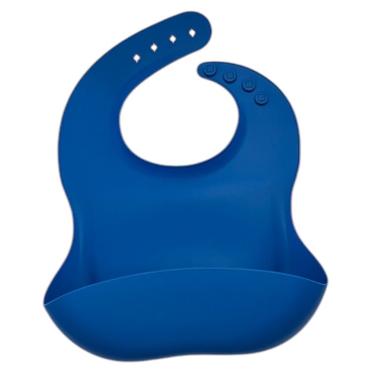 Tress happy tableware The bib - cool blue