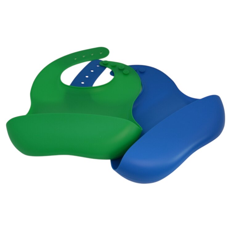 Tress happy tableware The bib - bright green