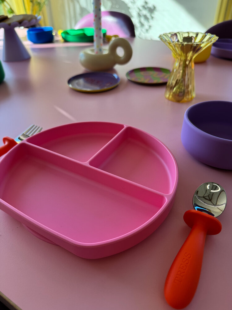 Tress happy tableware The spoon & fork - happy orange