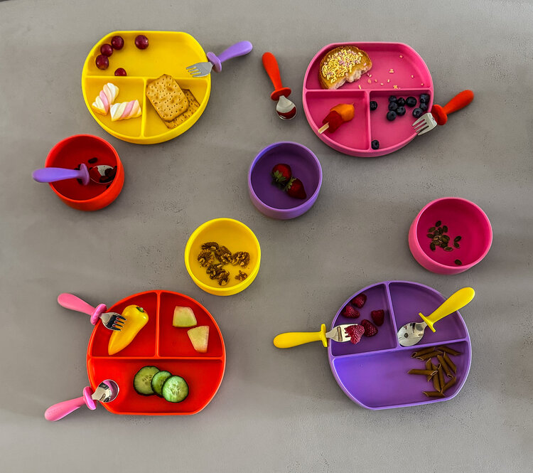 Tress happy tableware The plate - lovely lilac