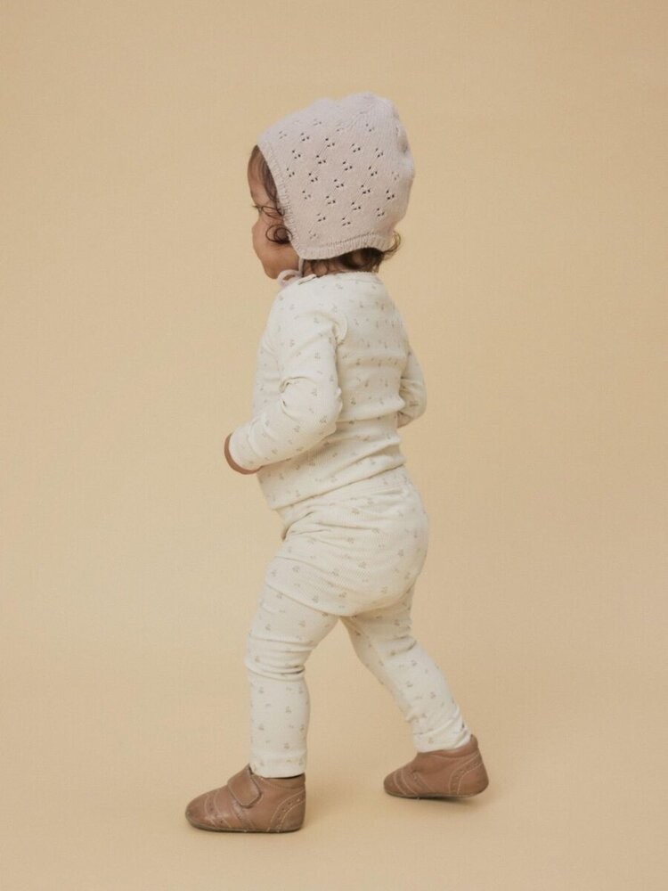 Lil'Atelier Baby gago slim legging - Turtledove flower