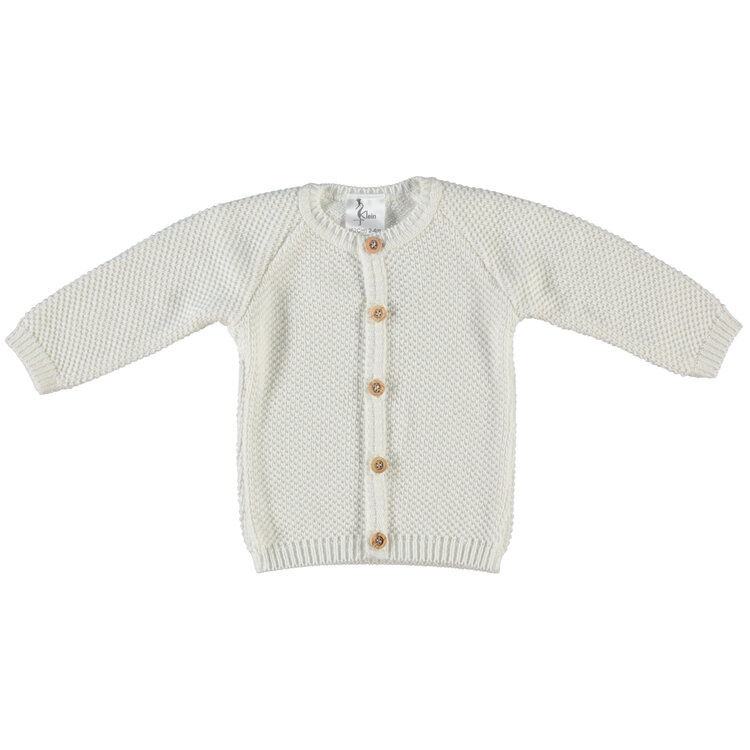 Klein baby Cardigan - Natural white