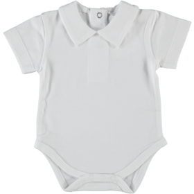 Klein baby Polobody shortsleeve - Off white