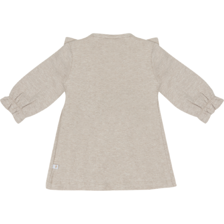 Klein baby Dress ruffle - Beige melange