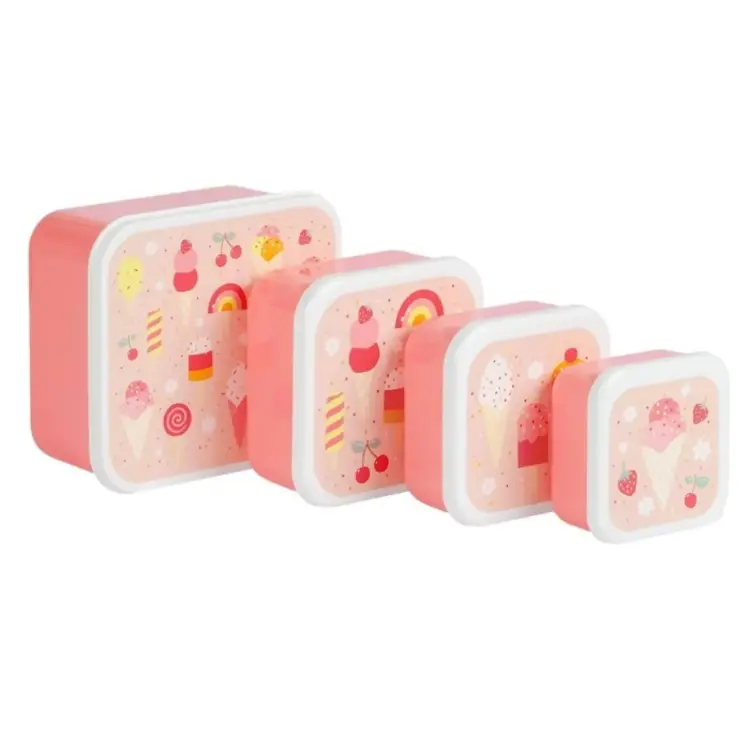 A Little Lovely Company Lunch & snack box set - Ijsjes