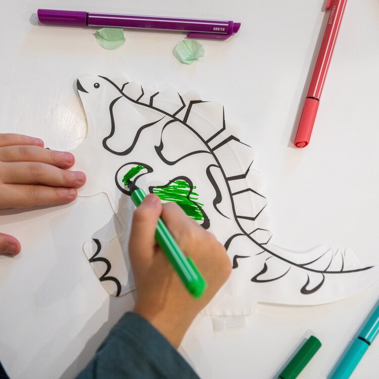 Ara Créative Opblaasbare kleurplaat - Dinos