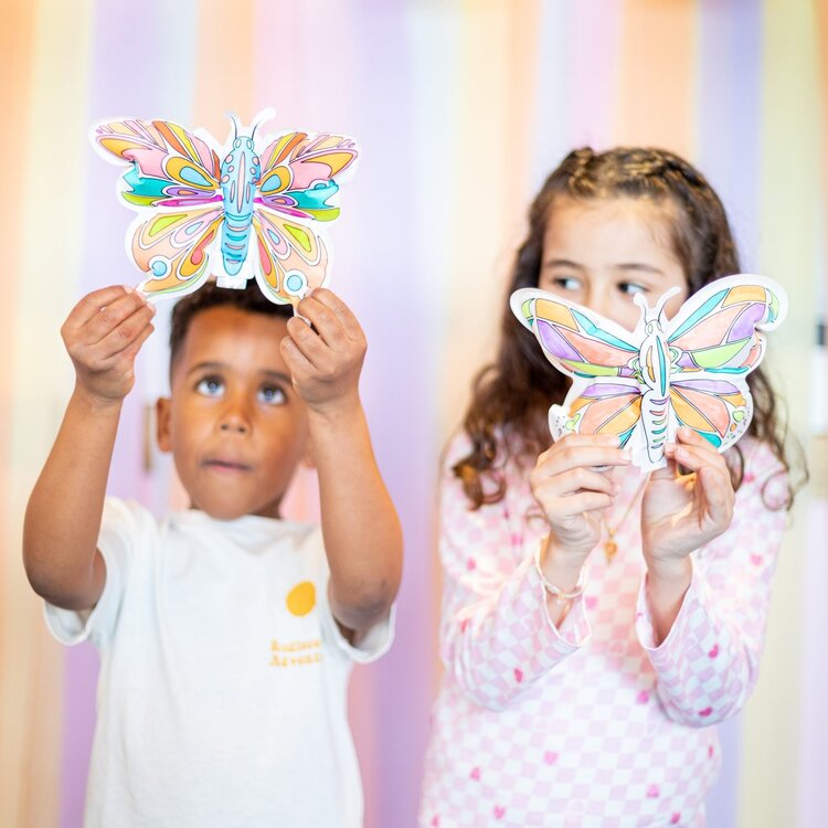 Ara Créative Opblaasbare kleurplaat - Vlinders