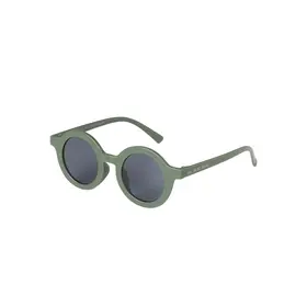Salted Stories solid sunglasses - Bronze green