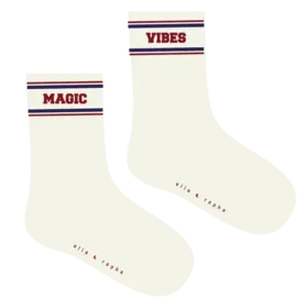 Elle and Rapha MAGIC VIBES socks