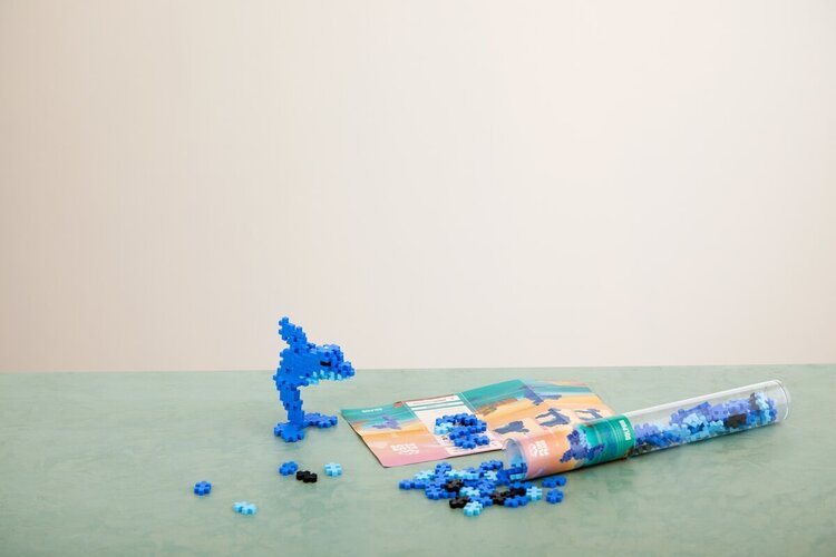 Plus - Plus Tube 100 stuks - Dolfijn