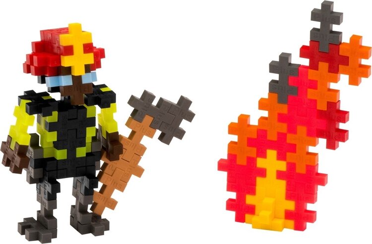 Plus - Plus Tube 100 stuks - Firefighter