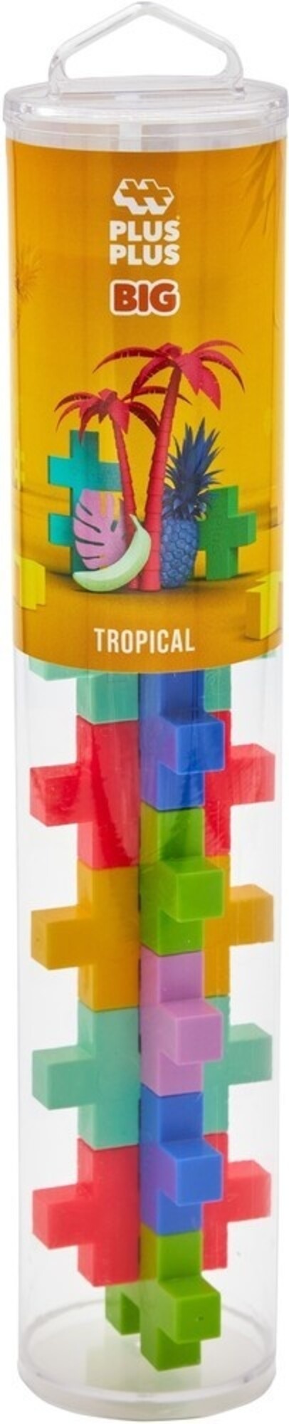 Plus - Plus Tube BIG 15 stuks - Tropical