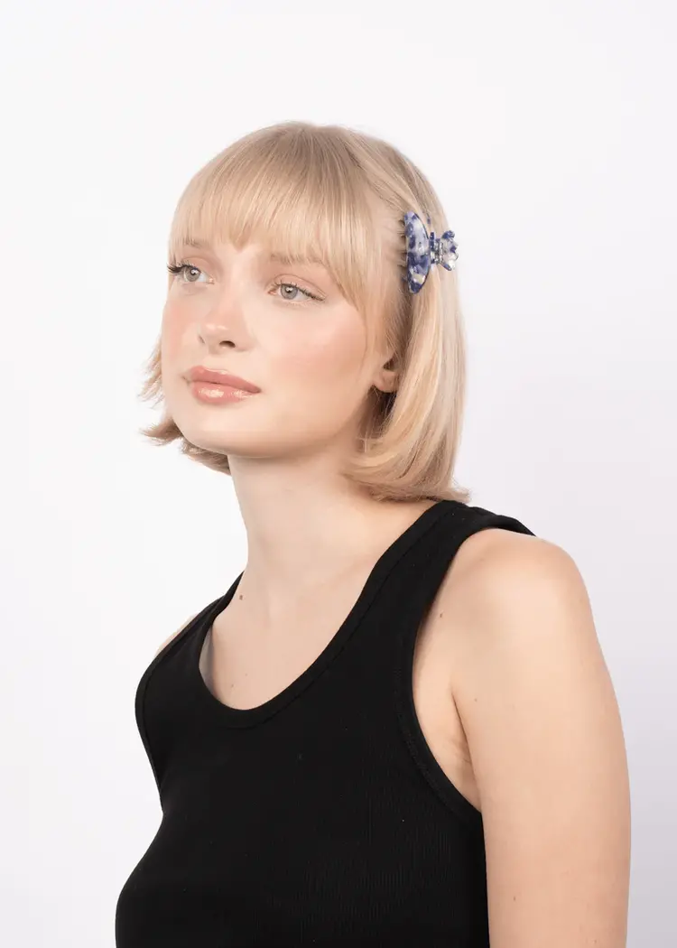 Sui Ava Helle Valeria Mini - Blue/Off White