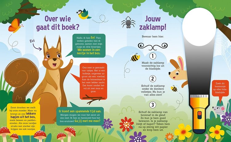 Lantaarn Publishers Zoekboek - Speuren in het bos