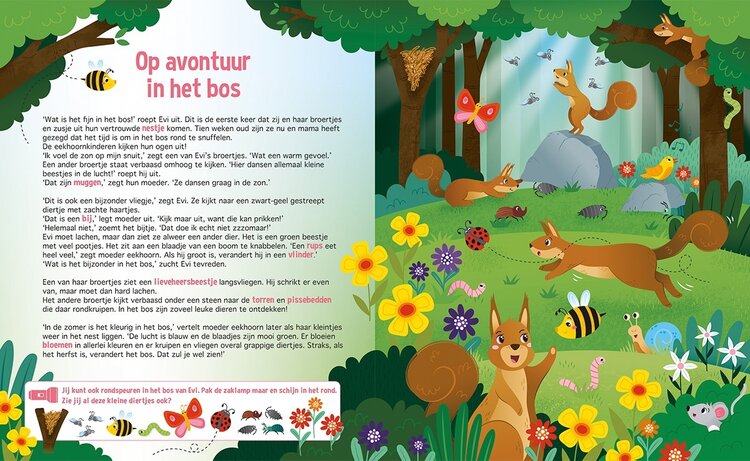 Lantaarn Publishers Zoekboek - Speuren in het bos