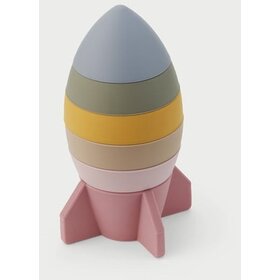 Tickit Tickit Silisoft Stapelbare Raket (aardekleuren)