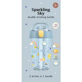 Petit Monkey Drinkfles Sparkling Sky
