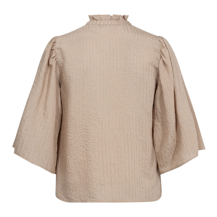 Co'Couture VoilaCC SS Shirt - Taupe