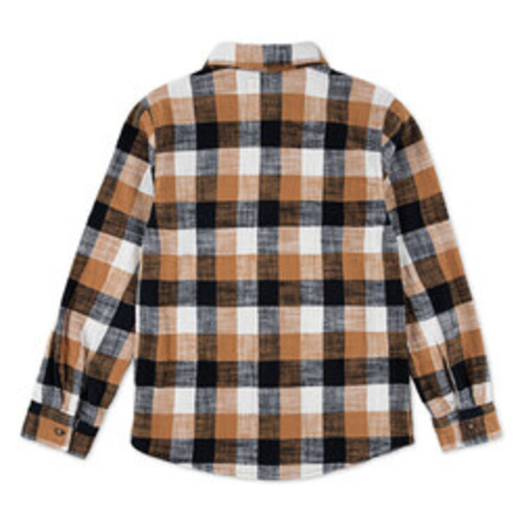 Levi's Buffalo Check Flannel Shirt - Jet Black