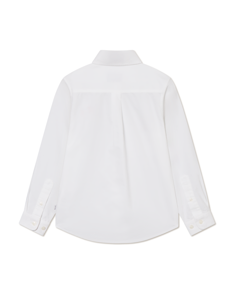 Les Deux Konrad Contrast Oxford Shirt - White