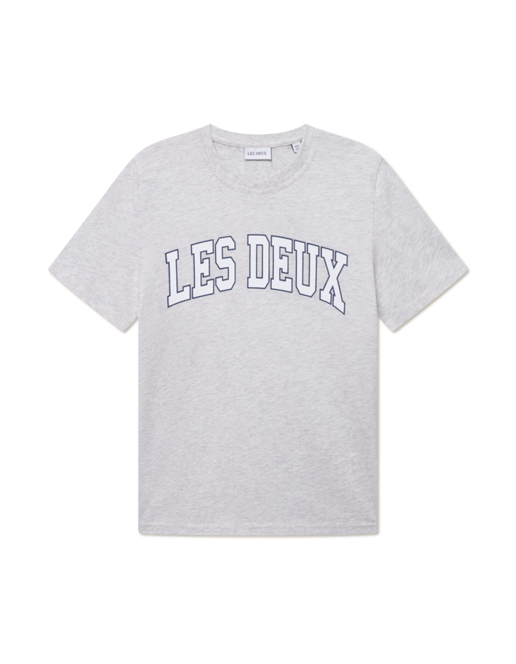 Les Deux Aidan T-Shirt - Snow Melange