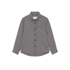 Les Deux Konrad Check Flannel Shirt - Gargoyle