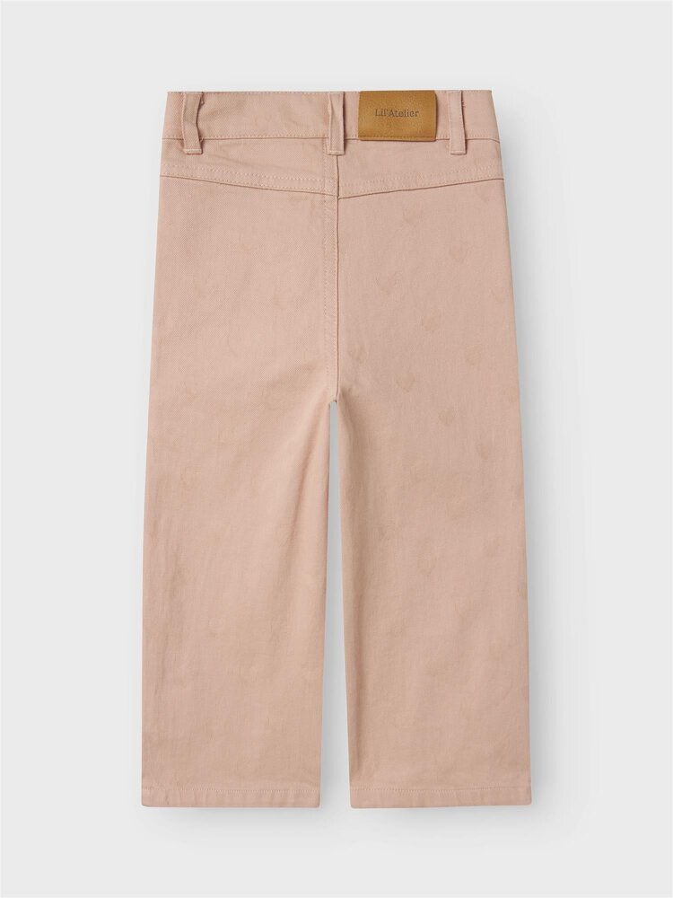 Lil'Atelier Lamina wide twi pant - misty rose