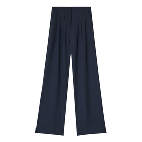 Co'Couture Marin CC Pleat Pant - Navy