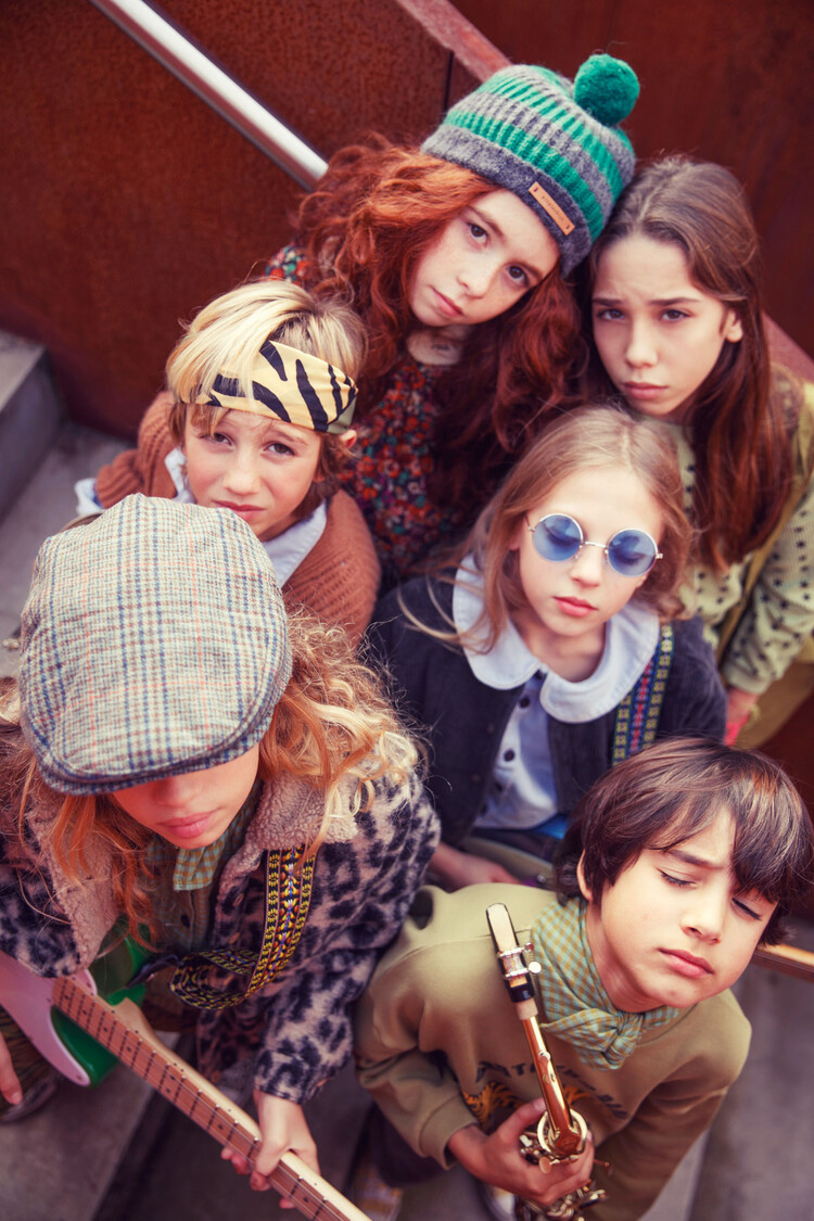 Piupiuchick Blouse collar - Green Checkered