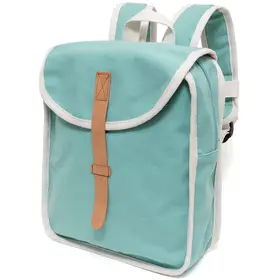 Petit Monkey Recycled Cotton Backpack Spearmint