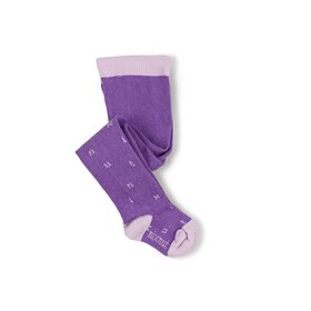 Nixnut Letter Tights - Purple