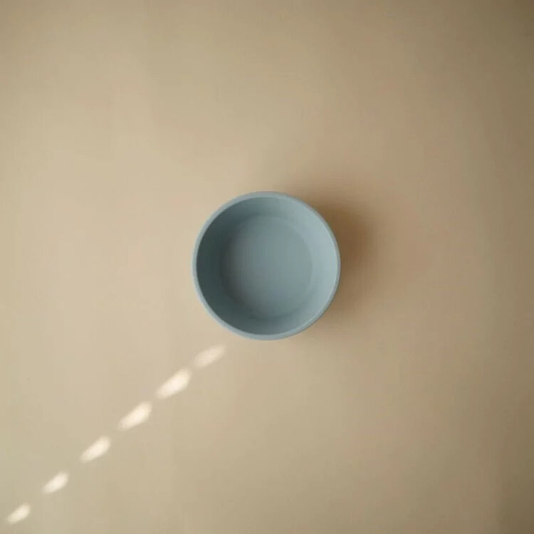 Mushie Silicone Bowl - Powder Blue