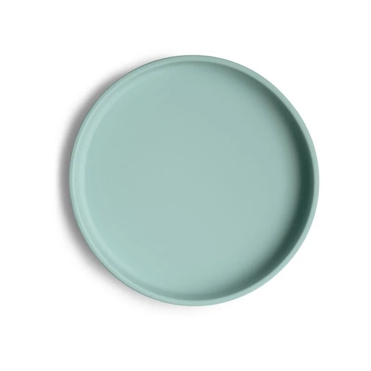Mushie Silicone Plate - Cambridge Blue