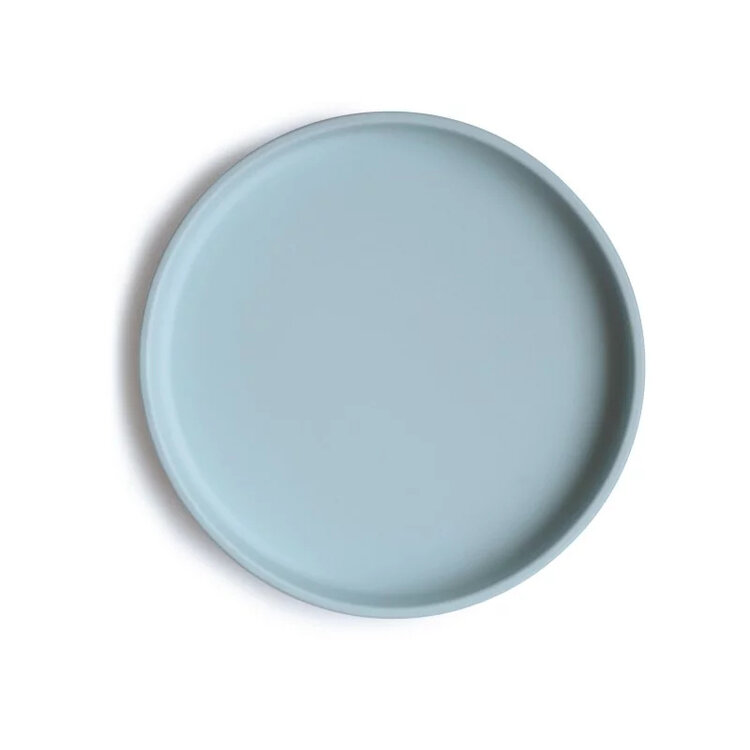Mushie Silicone Plate - Powder Blue