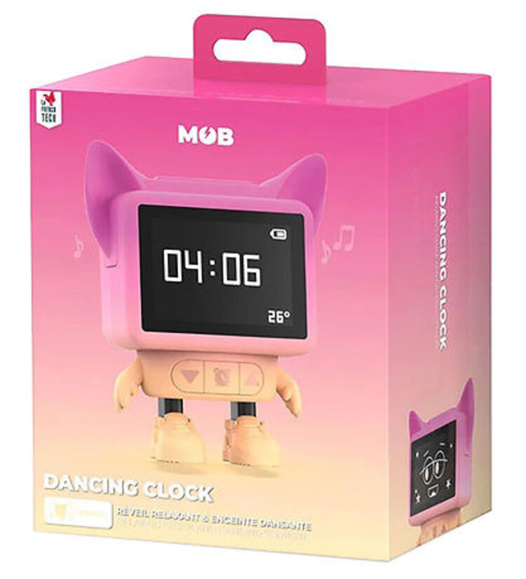 MOB Dancing Clock - Pink