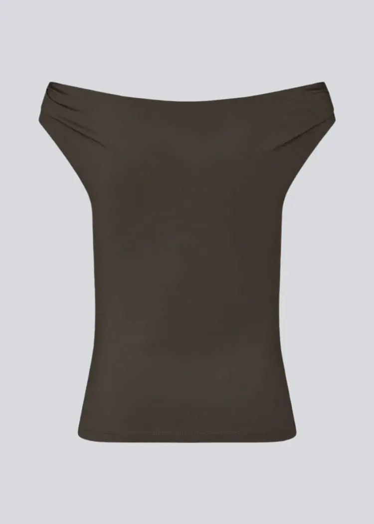 Modström HimaMD OffShoulder Top - Seal Brown