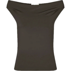Modström HimaMD OffShoulder Top - Seal Brown
