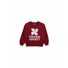 The New Society TNS Logo Sweatshirt - Plum Fantasy