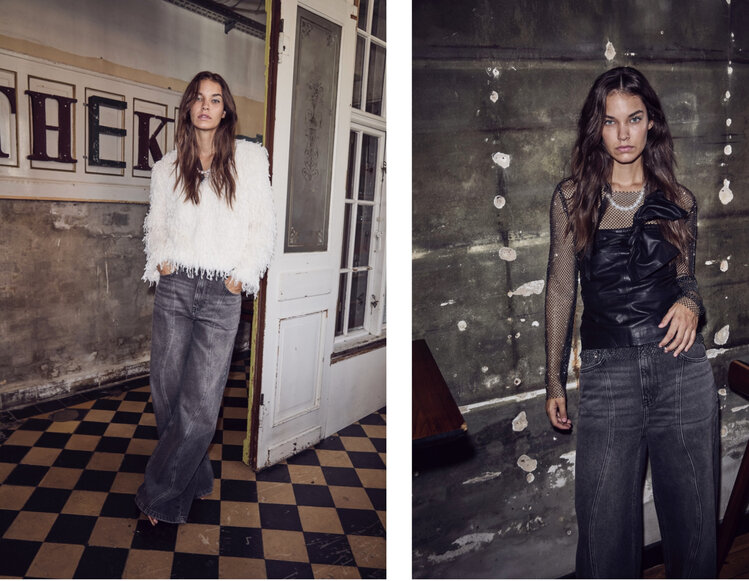 Co'Couture VickyCC Wave Jeans - Black